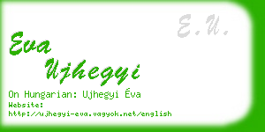 eva ujhegyi business card